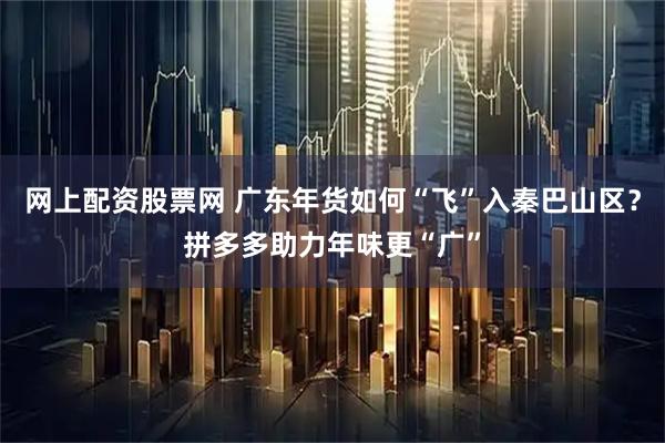 网上配资股票网 广东年货如何“飞”入秦巴山区？拼多多助力年味更“广”